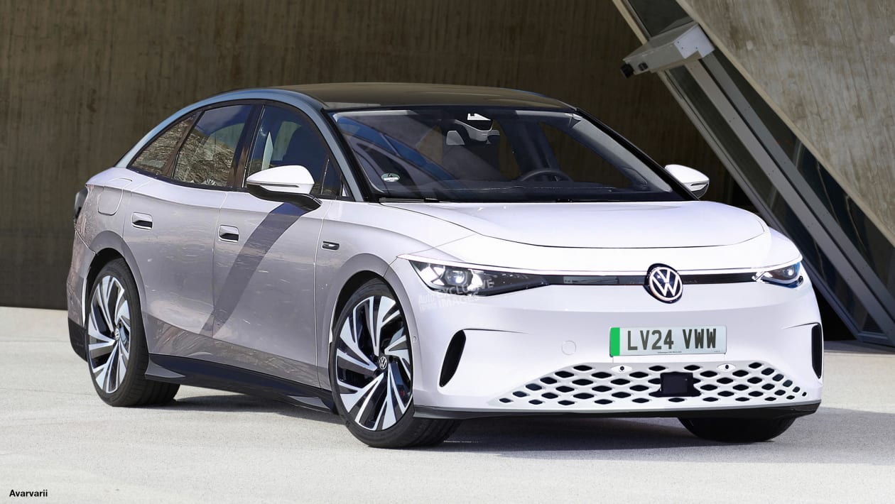 La nueva limusina totalmente eléctrica Volkswagen Aero B rivalizará con el Tesla Model 3
