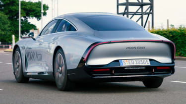 Mercedes Vision EQXX - vía trasera