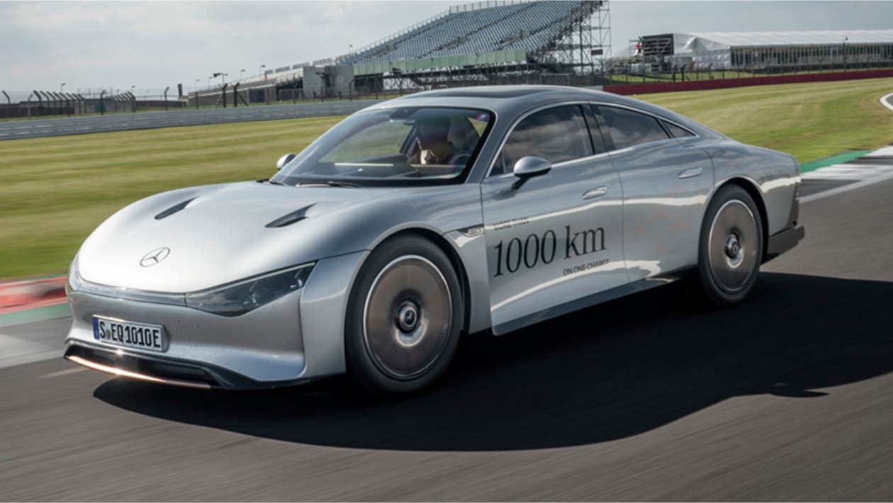 El Mercedes Vision EQXX extiende el récord totalmente eléctrico