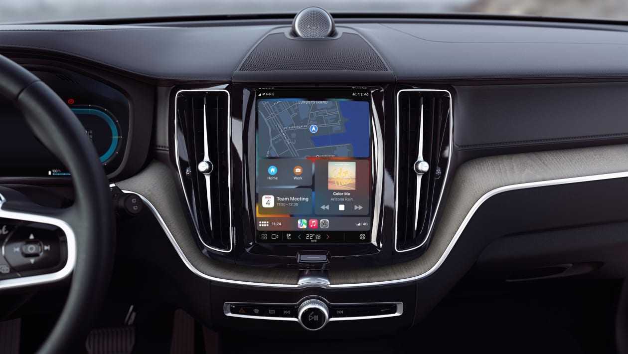 Volvo agrega Apple CarPlay faltante a los modelos más nuevos con actualización inalámbrica