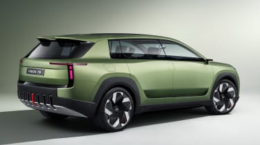 Skoda Vision 7S - estudio trasero