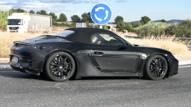 Fotos espía del Porsche Boxster eléctrico