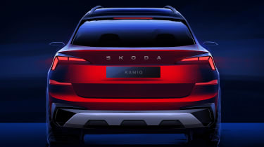 Representación de Skoda Design de Skoda Kamiq 2023 - parte trasera